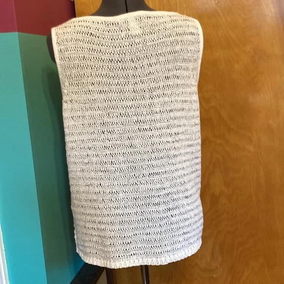 Kenneth Cole loose knit sweater tank Sz M - Picture 3 of 9